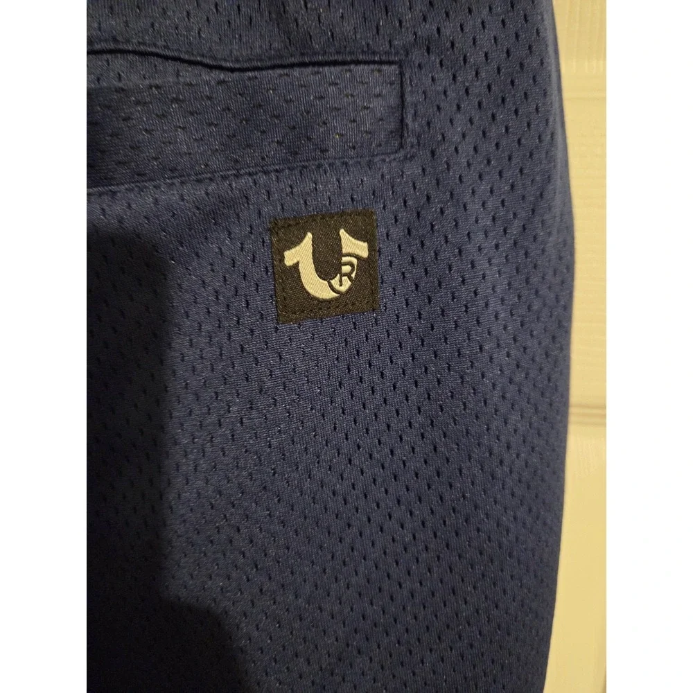 True Religion Mens Basketball Shorts‎ Blue Size XL